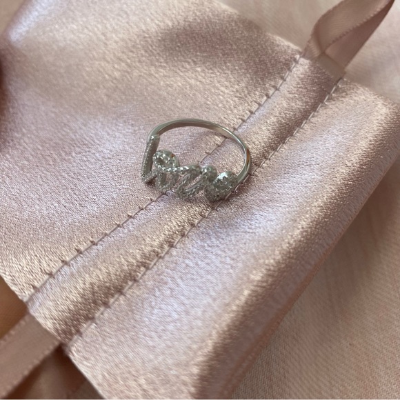 Sterling silver LOVE cute ring - Picture 6 of 6